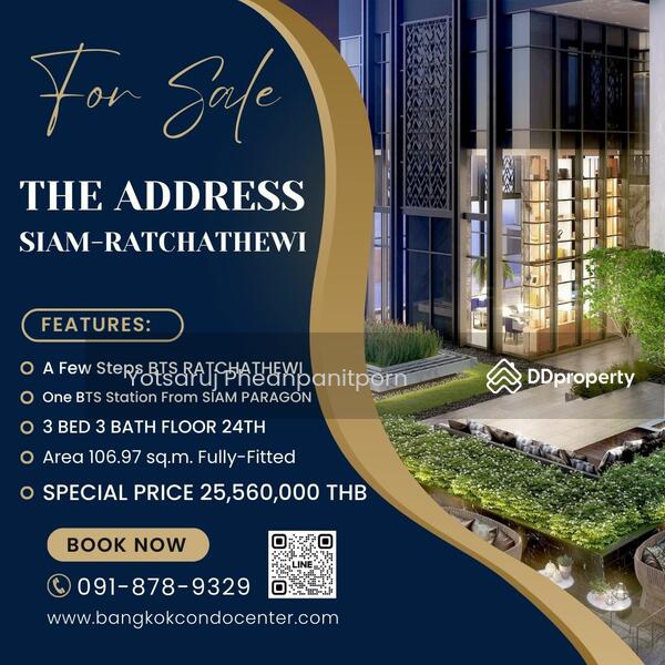For Sale - The Address Siam-Ratchathewi, Bangkok