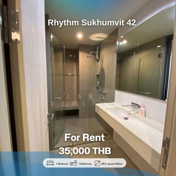 Rhythm Sukhumvit 42 : ริทึ่ม สุขุมวิท 42, กรุงเทพ, ซอยสุขุมวิท 42, พระโขนง, คลองเตย, กรุงเทพ, 49 ตร.ม., คอนโด ให้เช่า, โดย Land Riverline Real Estate, 11718554 - DDproperty.com