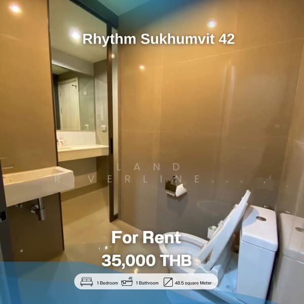 Rhythm Sukhumvit 42, Bangkok, Soi Sukhumvit 42, Sukhumvit Road, Phra Kanong, Khlong Toei, Bangkok, 1 Bedroom, 49 sqm, Condo For Rent, by Land Riverline Real Estate, 11718554 - DDproperty.com