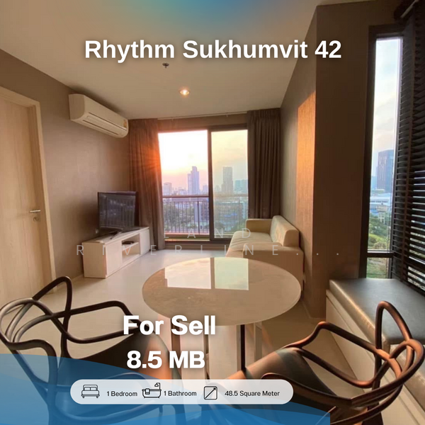 Rhythm Sukhumvit 42, Bangkok, Soi Sukhumvit 42, Sukhumvit Road, Phra Kanong, Khlong Toei, Bangkok, 1 Bedroom, 49 sqm, Condo For Sale, by Land Riverline Real Estate, 11718578 - DDproperty.com