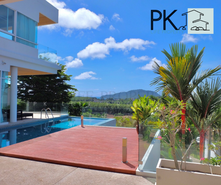 For Rent - 7R0368 Pool villa seaview 3bedroom 4bathroom 130,000/month at Rawai have fully furnished, Phuket