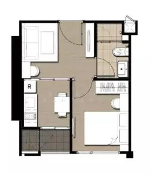 Condolette Midst Rama 9, Bangkok, 72 Rama 9, Huai Khwang, Bangkok, 1 Bedroom, 30 sqm, Condo For Rent, by Satayu Kantasa, 11720702 - DDproperty.com