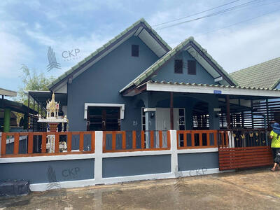 ขาย - 85545 - บ้านเดี่ยว บ้านบึงทอง บ้านเปล่า ใกล้ตลาด เดินทางง่าย ไม่ไกลจากแหลมฉบัง, ชลบุรี