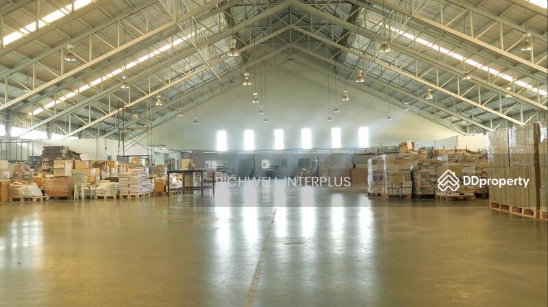 For Sale - Land for sale with factory in Sinsakorn Industrial Estate, purple area, 14 rai, on a 4-lane road,, Samut Sakhon
