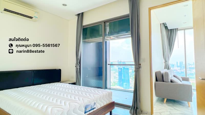 The Breeze Narathiwas, Bangkok, 198 Narathiwat Ratchanakarin Road, Chong Nonsi, Yan Nawa, Bangkok, 1 Bedroom, 51 sqm, Condo For Rent, by นาริน งาคม, 11728645 - DDproperty.com