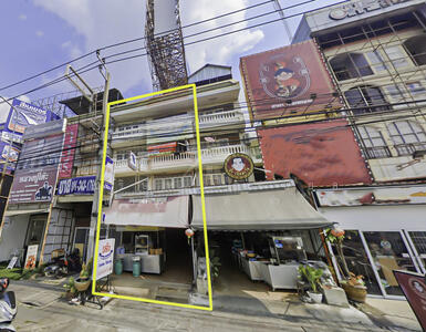 ขาย - อาคารพาณิชย์ 4 ชั้น วงเวียน พระราม 5 ติดถนน ราชพฤกษ์ ขายพร้อมกิจการ ทำเลดี, นนทบุรี