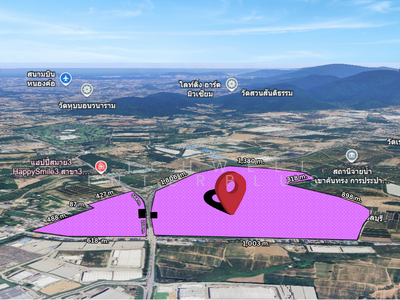 ขาย - ขายที่ดินผังสีม่วงลายเนื้อที่ 1,234 ไร่ เหมาะทำนิคมอุตสาหกรรม ติดถนนใหญ่เส้น3574(แยกสุรศักดิ์), ชลบุรี