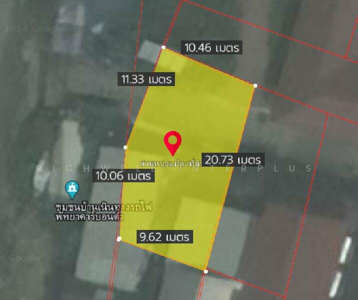 Land for sale in Nong Prue, South Pattaya, area 50 sq m, next to Ban Nen Railway Community Road, Chon Buri (Pattaya), Nong Pru, Bang Lamung (Pattaya), Chon Buri (Pattaya), , 200 sqm, Land For Sale, by RICHWELL INTERPLUS, 11731861 - DDproperty.com