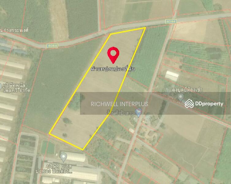 For Sale - For sale: Suwan agricultural land, area 31 rai, on road No. 4084, near Bo Thong intersection, 5 km., Chon Buri