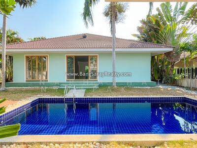 ขาย - HS351 - บ้านเดี่ยว Pool Villa ในโครงการ บางเสร่ฝั่งตะวันออก, ชลบุรี