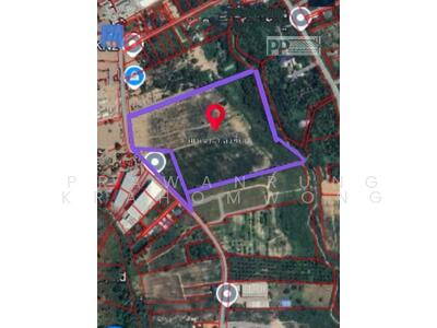 ขาย - ขายที่ดิน 51-1-62.4 ไร่ (2โฉนด ) ใกล้ท่าเรือเเหลมฉบัง ผังม่วงลาย เขาคันทรง ศรีราชา ชลบุรี, ชลบุรี