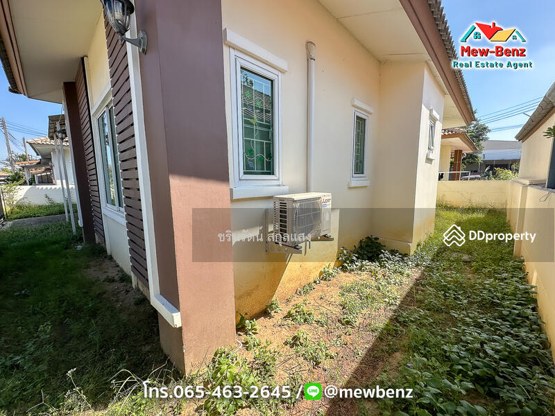 For Sale - หมู่บ้านสุขุมวิท 3 บ้านเดี่ยวชั้นเดียว 3 ห้องนอน 2 ห้องน้ำ ใกล้นิคม 304, Prachin Buri