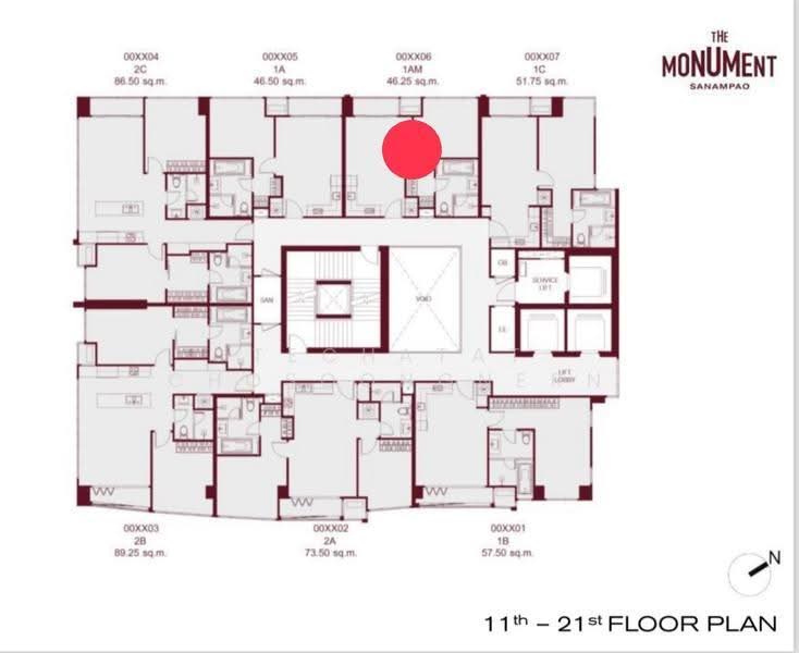 The Monument Sanampao, Bangkok, 933 Phahonyothin Rd, Samsen Nai, Phaya Thai, Bangkok, 1 Bedroom, 46 sqm, Condo For Rent, by Techatat Chosoongnern, 11738760 - DDproperty.com