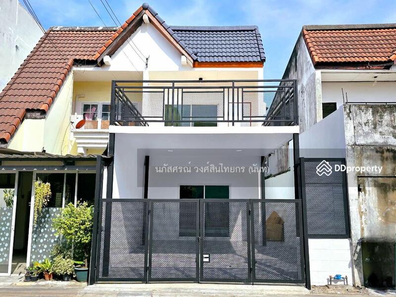 ขาย - บ้านแฝด ตกแต่งใหม่ หมู่บ้าน ฉัตรหลวง ซ.ราษฎร์อุทิศ54 มีนบุรี แถมเฟอร์ มีเทอเรส กว้างขวาง ราคาถูก, กรุงเทพ