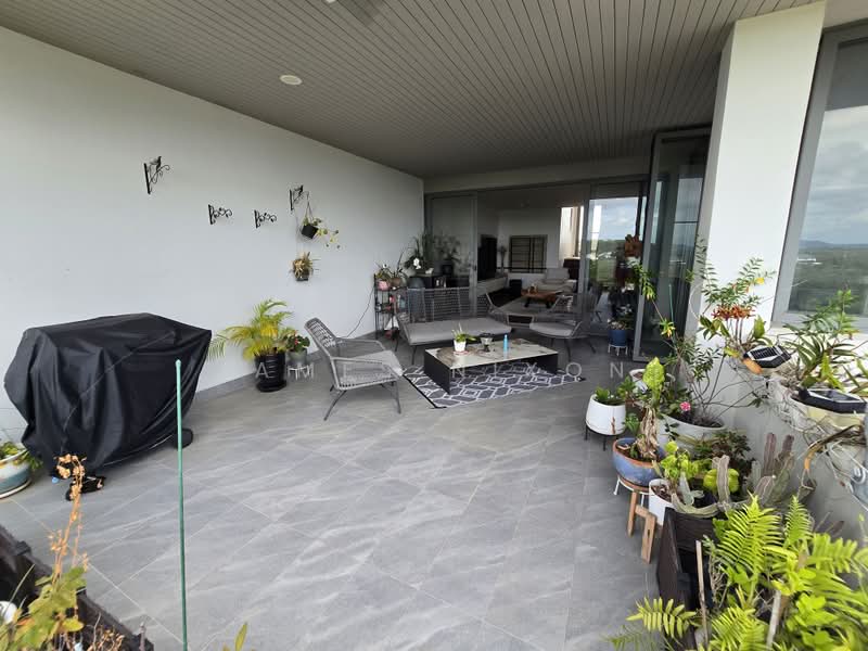Blue Canyon Heights, Phuket, 165 Village No. 1 Thepkrasattri Road, Mai Khao, Thalang, Phuket, 3 Bedrooms, 252 sqm, Condo For Sale, by James Nixon, 11742295 - Main floor terrace with Sea view - DDproperty.com