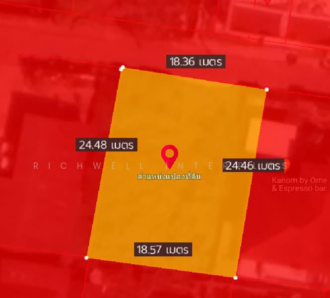 Land for sale in front of the city, Paet Riew, area 108 sq m, Soi Mahachakraphan 17,, Chachoengsao, Nha Mueng, Muang Chachoengsao, Chachoengsao, , 432 sqm, Land For Sale, by RICHWELL INTERPLUS, 11743677 - DDproperty.com