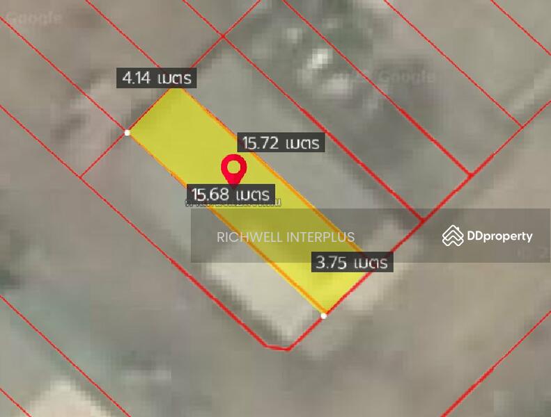 For Sale - Land for sale in Phanomsarakham, 16 sq m, filled in, on Kabin Buri-Chachoengsao 304 road,, Chachoengsao