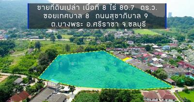 ขาย - ที่ดินเปล่าบางพระ-ศรีราชา, ชลบุรี