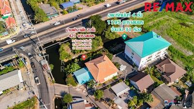 ขาย - อาคารหอพัก อพาร์ทเม้นท์ 4 ชั้น ต.บางน้ำจืด อ.เมืองสมุทรสาคร จ.สมุทรสาคร 74000, สมุทรสาคร