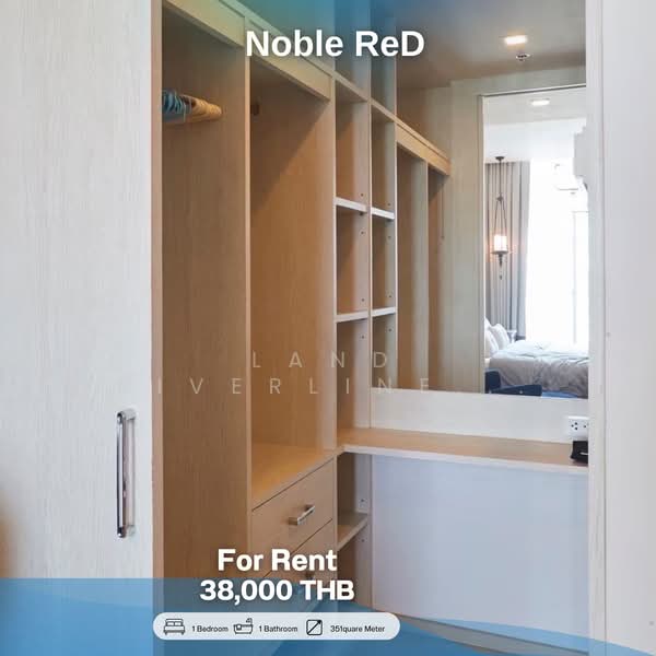 Noble ReD, Bangkok, 8 Paholyothin Road, Samsen Nai, Phaya Thai, Bangkok, 1 Bedroom, 51 sqm, Condo For Rent, by Land Riverline Real Estate, 11750021 - DDproperty.com