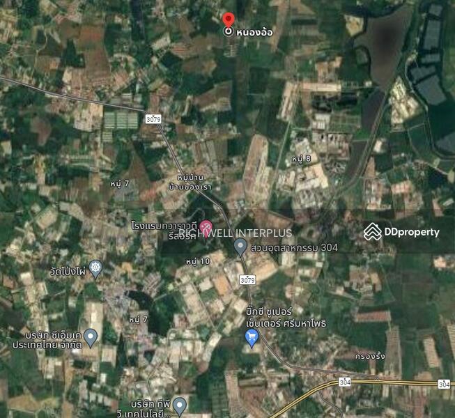 For Sale - Land for sale in Tha Tum, area 100 sq.w., near Industrial Estate 304-4 km.,, Prachin Buri