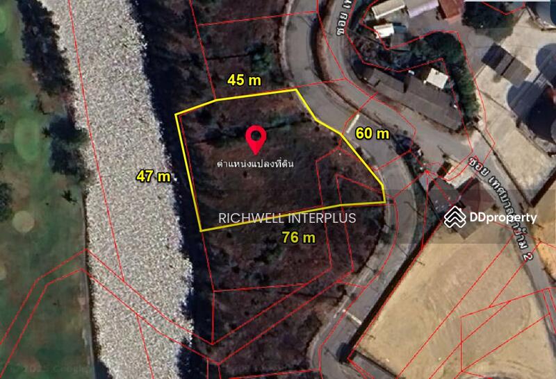 For Sale - Land for sale in Bang Pakong, Tha Kham, 1 rai (501 sq m) in Royal Lakeside Golf Course,, Chachoengsao