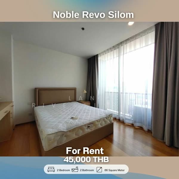 Noble Revo Silom, Bangkok, 88 Soi Surasak Surasak Road, Silom, Bang Rak, Bangkok, 2 Bedrooms, 66 sqm, Condo For Rent, by Land Riverline Real Estate, 11759416 - DDproperty.com