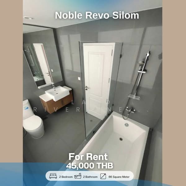Noble Revo Silom, Bangkok, 88 Soi Surasak Surasak Road, Silom, Bang Rak, Bangkok, 2 Bedrooms, 66 sqm, Condo For Rent, by Land Riverline Real Estate, 11759416 - DDproperty.com