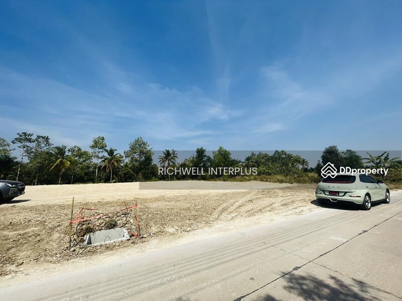 For Sale - Land for sale, filled in, 340 sq.w., next to Soi Karunrat, near Road 3161-500 meters,, Rayong