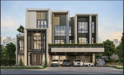 ขาย - Luxury House For Sale Grand Bangkok Boulevard หรู 3 ชั้น ถนนกรุงเทพกรีฑาพระรามเก้า แขวงทับช้าง, กรุงเทพ