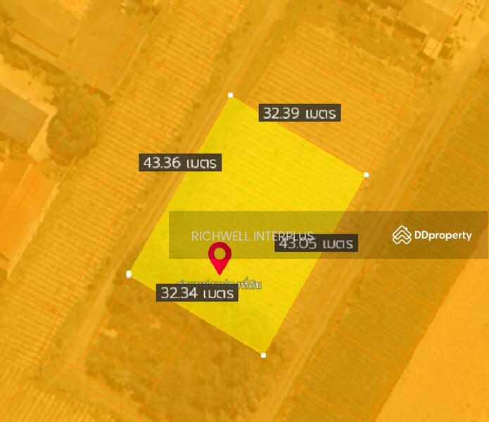 For Sale - Land for sale in Map Kha, 336 sq m, behind Lotus Nikhom Phatthana, Soi Ban Lung Serit,, Rayong