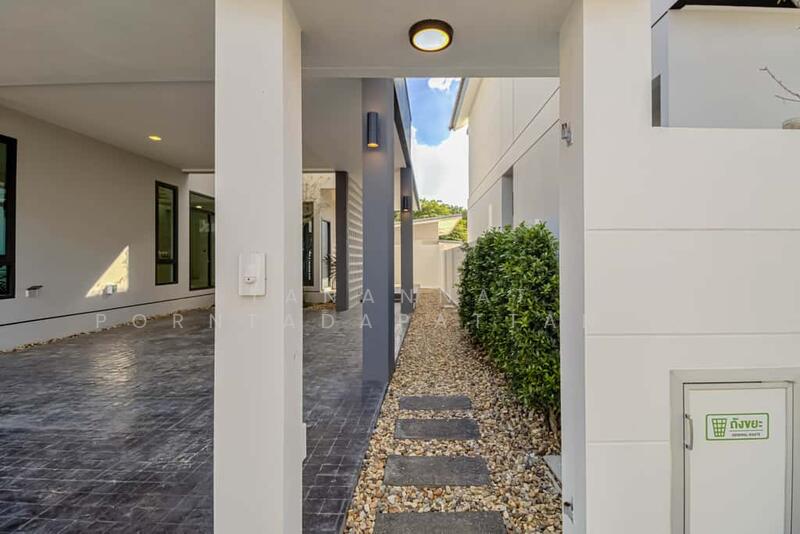 For Sale - Newly built single house, modern minimalist style, 3 bedrooms, Tha Wang Tan area, Chiang Mai