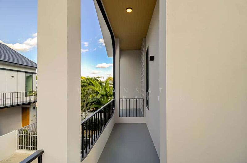 For Sale - Newly built single house, modern minimalist style, 3 bedrooms, Tha Wang Tan area, Chiang Mai