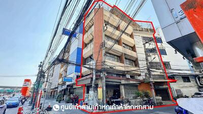 ขาย - อาคารพาณิชย์ 4 ชั้น ห้องมุม ปากซอยสมเด็จพระเจ้าตากสิน 4 ทำเลดี ติดถนนใหญ่, กรุงเทพ