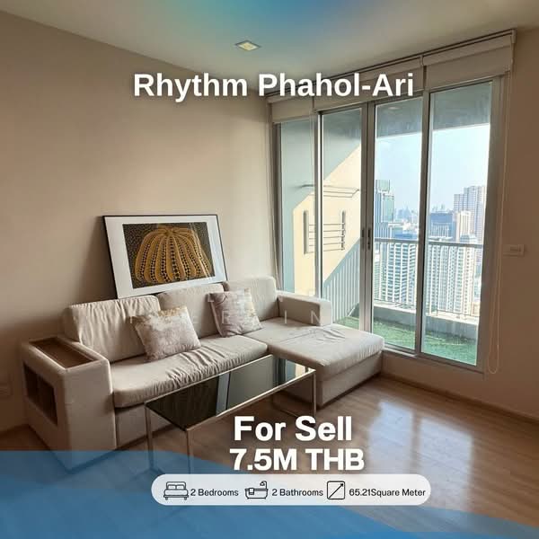 Rhythm Phahol-Ari : ริธึ่ม พหล-อารีย์, กรุงเทพ, 1377 ถนนพหลโยธิน, สามเสนใน, พญาไท, กรุงเทพ, 65 ตร.ม., คอนโด ขาย, โดย Land Riverline Real Estate, 11767671 - DDproperty.com