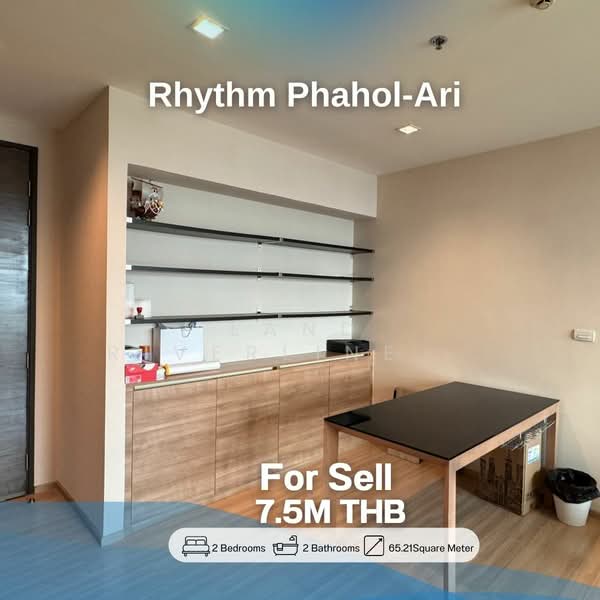 Rhythm Phahol-Ari, Bangkok, 1377 Phaholyothin Road, Samsen Nai, Phaya Thai, Bangkok, 2 Bedrooms, 65 sqm, Condo For Sale, by Land Riverline Real Estate, 11767671 - DDproperty.com