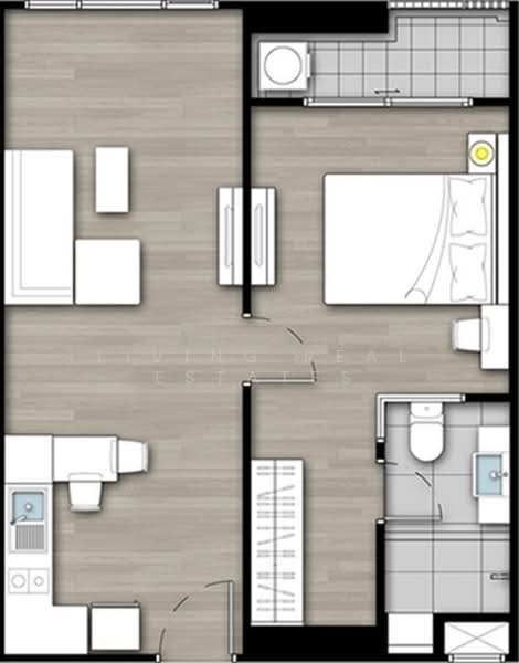 The Hotel Serviced Condo : เดอะ โฮเทล เซอร์วิส คอนโด, นนทบุรี, บางกระสอ, เมืองนนทบุรี, นนทบุรี, 50 ตร.ม., คอนโด ให้เช่า, โดย Living Real Estates, 11769738 - DDproperty.com