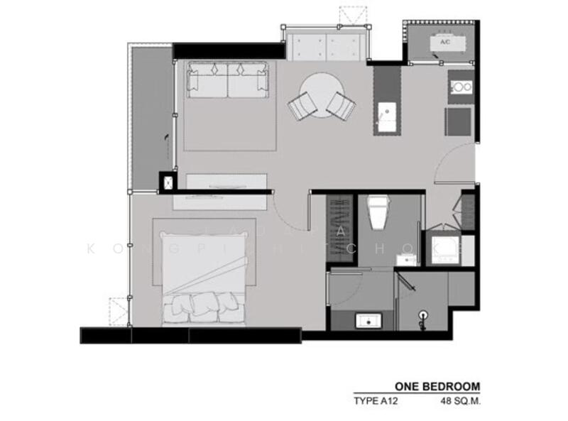 Rhythm Sukhumvit 42, Bangkok, Soi Sukhumvit 42, Sukhumvit Road, Phra Kanong, Khlong Toei, Bangkok, 1 Bedroom, 48 sqm, Condo For Rent, by Ladapa Kongpichitchoke, 11769904 - DDproperty.com