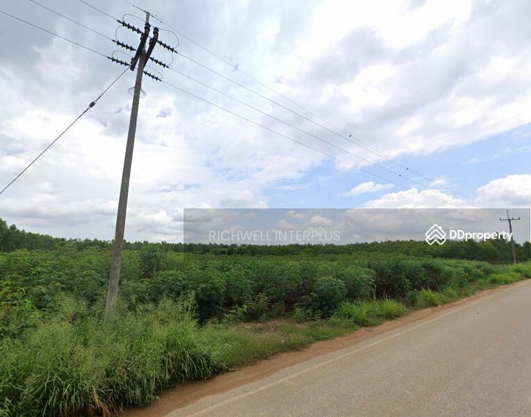 For Sale - Land for sale, square pond, 11 rai, next to asphalt road, near four-lane road, 331-280 meters., Chon Buri