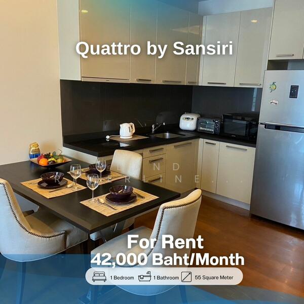 Quattro by Sansiri, Bangkok, 134 Thong Lo 4 Alley, Khlong Tan Nua, Watthana, Bangkok, 1 Bedroom, 55 sqm, Condo For Rent, by Land Riverline Real Estate, 11770801 - DDproperty.com