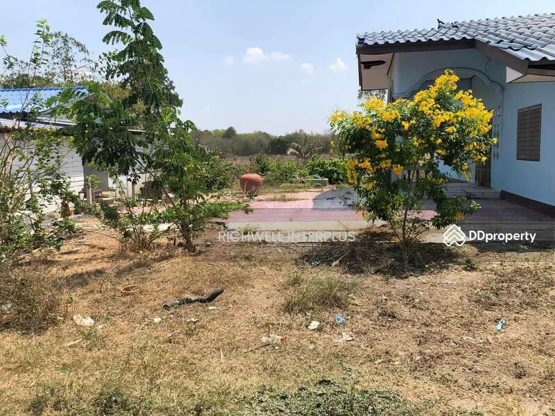 For Sale - House for sale with long plot of land, area 300 sq m, on a concrete road, near Bang Bo Market 3 km., Chachoengsao
