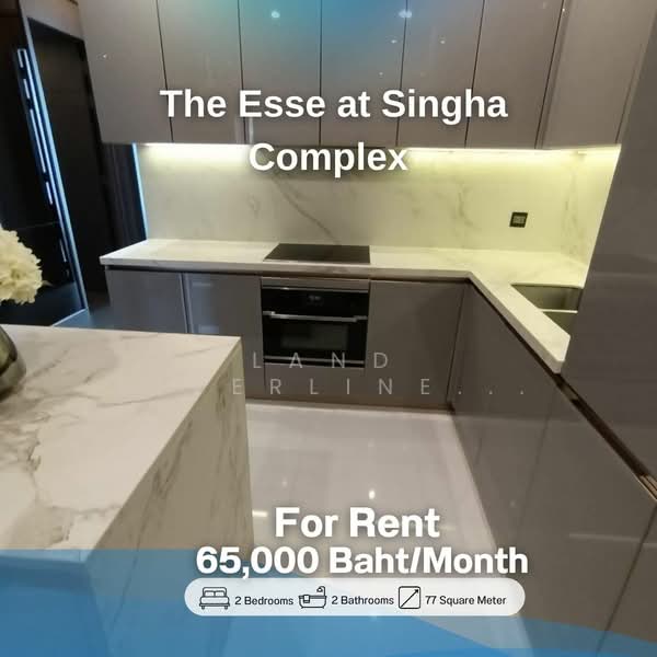 The Esse at Singha Complex, Bangkok, 1788 New Petchaburi Rd, Khlongtoei Nua, Watthana, Bangkok, 2 Bedrooms, 77 sqm, Condo For Rent, by Land Riverline Real Estate, 11773039 - DDproperty.com
