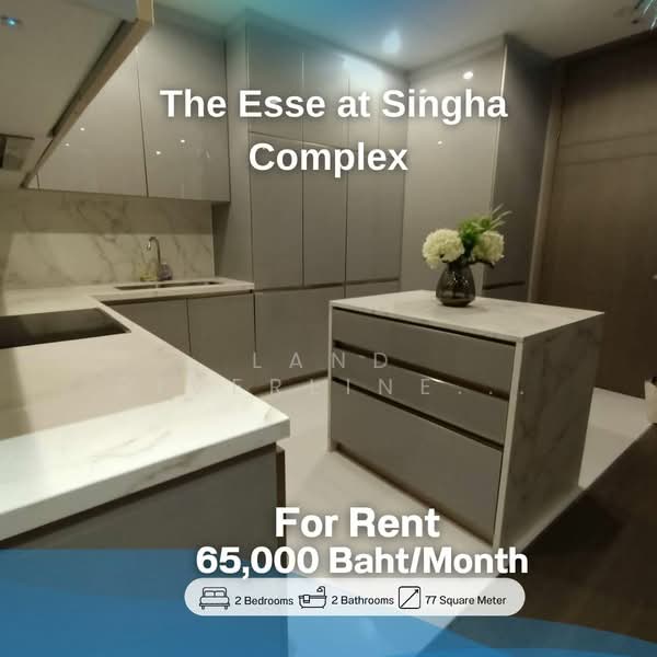 The Esse at Singha Complex, Bangkok, 1788 New Petchaburi Rd, Khlongtoei Nua, Watthana, Bangkok, 2 Bedrooms, 77 sqm, Condo For Rent, by Land Riverline Real Estate, 11773039 - DDproperty.com