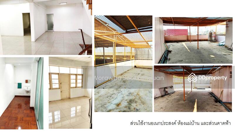 For Rent - Commercial building for rent, 2 units, 4 floors, near Big C Tiwanon road, Nonthaburi