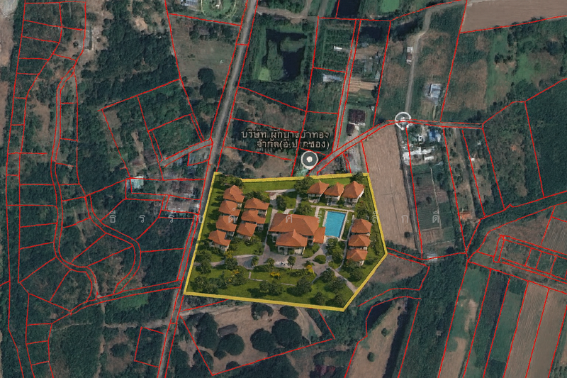 ภาพจำลอง รีสอร์ท บนที่ดิน