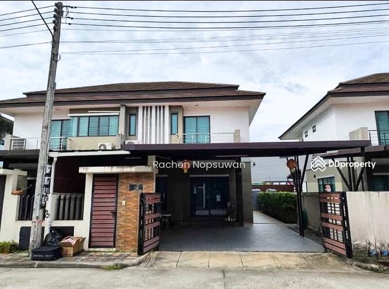 For Rent - For rent: 2-storey twin house, location: Nam Krachae Intersection, rent 20,000 baht/month, Songkhla