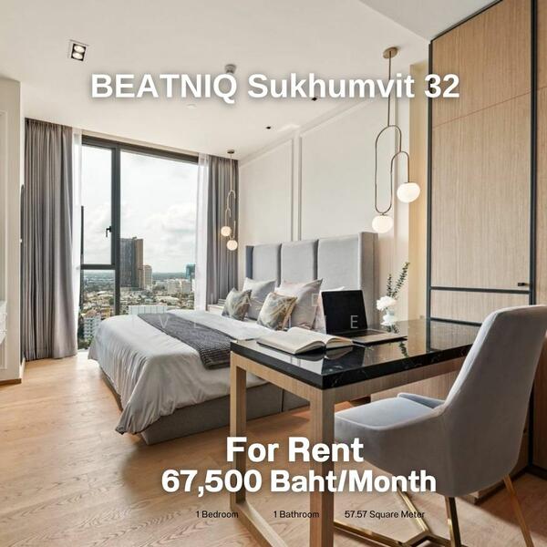 BEATNIQ Sukhumvit 32, Bangkok, Soi Sukhumvit 32, Sukhumvit Road, Khong Tan, Khlong Toei, Bangkok, 1 Bedroom, 58 sqm, Condo For Rent, by Land Riverline Real Estate, 11776127 - DDproperty.com