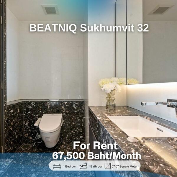 BEATNIQ Sukhumvit 32, Bangkok, Soi Sukhumvit 32, Sukhumvit Road, Khong Tan, Khlong Toei, Bangkok, 1 Bedroom, 58 sqm, Condo For Rent, by Land Riverline Real Estate, 11776127 - DDproperty.com