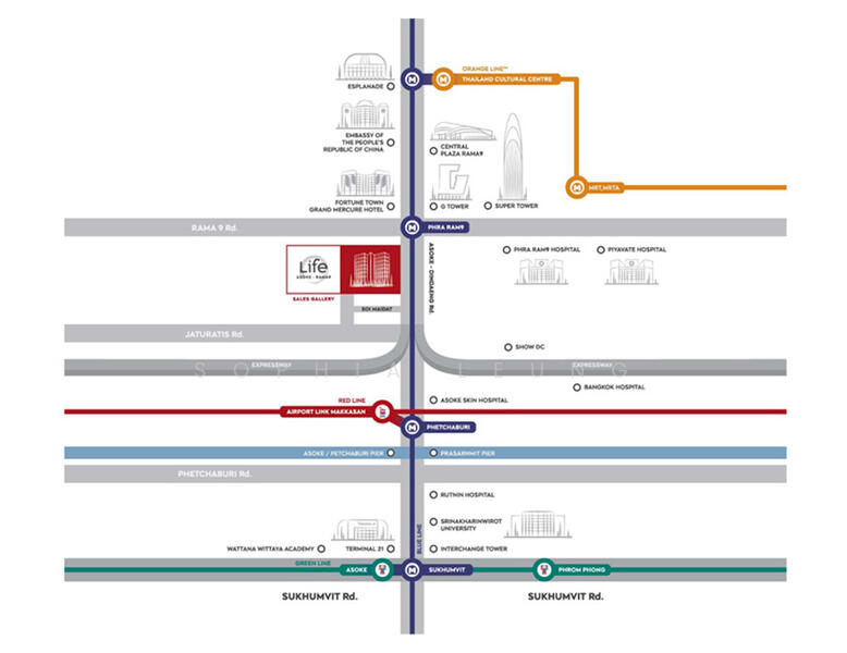ให้เช่า - Life Asoke-Rama 9 : ไลฟ์ อโศก พระราม 9, กรุงเทพ