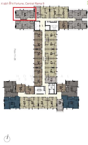 IDEO Mobi Asoke, Bangkok, New Petchaburi Road, Bang Kapi, Huai Khwang, Bangkok, 2 Bedrooms, 46 sqm, Condo For Sale, by HOME Real Estate Service, 11778085 - DDproperty.com
